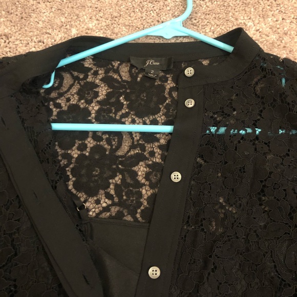 High Quality Jcrew Long Sleeve Lace Blouse with beautiful cami inside,
Size 2 - Picture 2 of 2